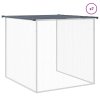 Klec pro kuřata se střechou antracitová 803 x 98 x 90 cm ocel 3189052