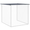 Klec pro kuřata se střechou antracitová 803 x 98 x 90 cm ocel 3189052