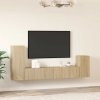 4dílný set TV skříněk dub sonoma kompozitní dřevo 3114624