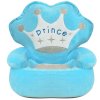 Plyšové dětské křeslo Prince modré 80157
