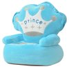 Plyšové dětské křeslo Prince modré 80157