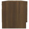 Šatní skříň hnědý dub 100 x 32,5 x 35 cm kompozitní dřevo 815215