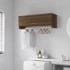 Šatní skříň hnědý dub 100 x 32,5 x 35 cm kompozitní dřevo 815215