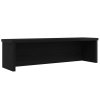 kuchyňské regály stohovatelné černý 50x15x16 cm kompozit 860483