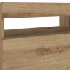 Noční stolek s LED dub artisan 60 x 35 x 40 cm kompozitní dřevo 3329176