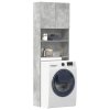 Skříňka na pračku Concrete Grey 64x24x190 cm Dřevěná konstrukce 859130