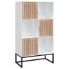 Highboard bílý 70 x 35 x 125 cm kompozitní dřevo 352136
