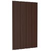 Střešní panely 36 ks pozinkovaná ocel hnědé 80 x 45 cm 317206