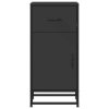 Příborník černý 35,5 x 35 x 76 cm kompozitní dřevo a kov 848959