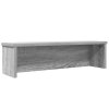 kuchyňské regály stohovatelné 2 pcs šedý sonoma 50x15x16 cm 860492