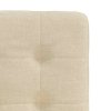 Jídelní židle 2 ks krémové textil 4101075