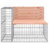Zahradní lavice gabionový design 287x71x65,5 cm masiv douglasky 3196252
