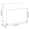 Plachty na zahradní lavice 2 ks 8 oček 160 x 70 x 70/88 cm PE 3155390