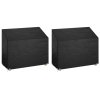 Plachty na zahradní lavice 2 ks 8 oček 160 x 70 x 70/88 cm PE 3155390