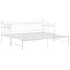 Rám vysouvací postele/pohovky bílý kovový 90 x 200 cm 324759