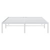 Kovový rám postele bílý 140 x 200 cm 350914