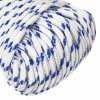 Lodní lano bílé 4 mm 25 m polypropylen 152274