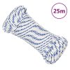 Lodní lano bílé 4 mm 25 m polypropylen 152274