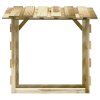 Pergoly se střechou 4 ks 100x90x100 cm impregnovaná borovice 3096646