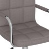 Otočná jídelní židle taupe textil 3087978
