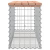 Zahradní lavice gabionový design 103 x 31,5 x 42 cm douglaska 834351