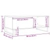 Konferenční stolek old wood 90x50x36,5 cm kompozitní dřevo 857338