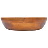 Umývadlo masivní teak Φ40 x 10 cm 326160