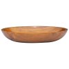 Umyvadlo masivní teak 60 x 40 x 10 cm 326162