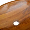 Umyvadlo masivní teak 60 x 40 x 10 cm 326162