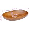 Umyvadlo masivní teak 60 x 40 x 10 cm 326162