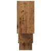 Nástěnná police old wood 159 x 18 x 66 cm kompozitní dřevo 853306