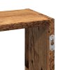 Nástěnná police old wood 159 x 18 x 66 cm kompozitní dřevo 853306