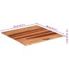 Stolní deska masivní akáciové dřevo 15–16 mm 80 x 80 cm 285987