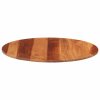 Stolní deska masivní akáciové dřevo kulatá 15–16 mm 70 cm 285970
