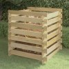 Laťkový zahradní kompostér 90x90x90 cm impregnovaná borovice 318377