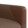 Masážní polohovací křeslo hnědé textil 4104820