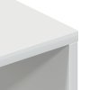 TV stolek bílý s vysokým leskem 100 x 40 x 40 cm dřevotříska 861118