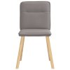 Jídelní židle 4 ks taupe textil 3315326