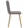 Jídelní židle 4 ks taupe textil 3315326
