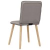 Jídelní židle 4 ks taupe textil 3315326