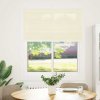 Plisovaná roleta krémová 105x100 cm Šířka látky 104,4 cm 4015280