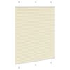 Plisovaná roleta krémová 105x100 cm Šířka látky 104,4 cm 4015280