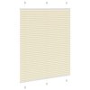 Plisovaná roleta krémová 105x100 cm Šířka látky 104,4 cm 4015280