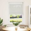 Plisovaná roleta světle šedá 70x100 cm Šířka látky 69,4 cm 4015324