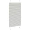 Plisovaná roleta světle šedá 70x100 cm Šířka látky 69,4 cm 4015324