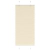 Plisovaná roleta krémová 65x150 cm Šířka látky 64,4cm Polyester 4015289