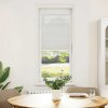 Plisovaná roleta světle šedá 40x100 cm Šířka látky 39,4 cm 4015318