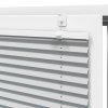 Plisovaná roleta světle šedá 40x100 cm Šířka látky 39,4 cm 4015318
