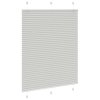 Plisovaná roleta světle šedá 110x100 cm Šířka látky 109,4 cm 4015332