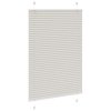 Plisovaná roleta světle šedá 100x100cm Šířka látky 99,4cm 4015330